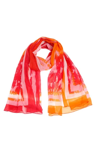 xandres - PRINTED-PAREO vibrant orange - Gr. - OS