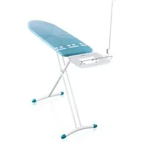 Leifheit Bügelbrett Bügeltisch Air Board Express L Solid, Bügelfläche 38.0x130.0 cm, Höhenverstellbar, Bügelfläche 130 x 38 cm, ideal für Dampfstationen