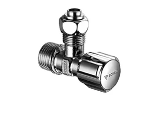 Schell Eckregulierventil COMFORT 3/8" chrom mit umstellbarer 3/8"Verschraubung 050330699