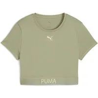 PUMA Trainingsshirt W STRONG TEE - SHORT Regular Fit, Rundhalsausschnitt, atmungsaktiv, schnell trocknend