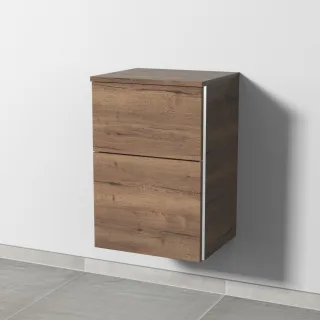 Sanipa 3way Unterschrank mit 2 Auszügen, Eiche-Tabak, BR14450 BR14450