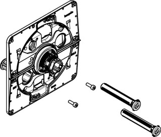 Hansgrohe Axor Traegerrosette kpl.softsqaure / square T42 iBoxNext, 87779000 87779000
