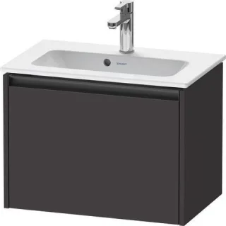 Duravit Ketho.2 Waschtischunterbau wandhängend Graphit Supermatt 610x390x440 mm - K25055080800000 K25055080800000