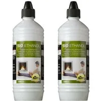 HEKERS Bioethanol Farmlight Bioethanol 2 L – Sauberes Brennvergnügen ohne Ruß oder Rauch, 2 l