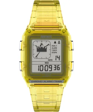 Timex Lca X Fortnite Herren Gelbe Uhr TW2W96600