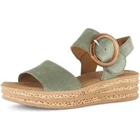 Gabor Keilsandalette, Riemchensandale, Sommerschuh mit modischer Zierschnalle