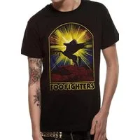 coole-fun-t-shirts Print-Shirt Foo Fighters Flying Horse T-Shirt Schwarz S M L XL XXL FooFighters Bandshirt