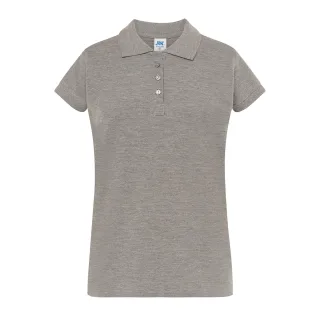 JHK - Poloshirt für Damen, Regulär (Grauheide)