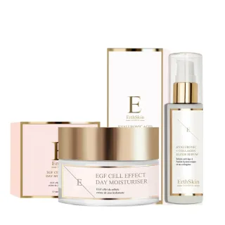 EGF Cell Effect Day Moisturiser 50ml + Hyaluronsäure & Kollagenserum - 60ml