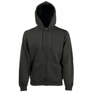 Fruit Of The Loom Herren Premium 70/30 Zip-Up Sweatshirt / Hoodie mit Kapuze (Charcoal)