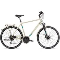 2R Manufaktur Trekkingrad TLX24, 24 Gang Shimano Acera RD-M360 Schaltwerk, Kettenschaltung, Herrenrad 28 Zoll braun/beige