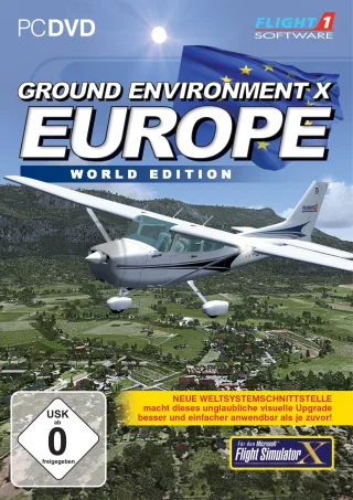 Ground Enviroment X: Europe World Edition (für Flight Simulator X) - [PC]