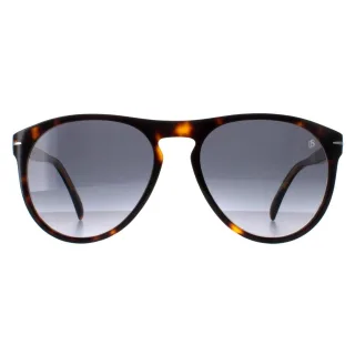 David Beckham Runde Herren Dunkel Schildpatt Grau Verlauf DB1008/S
