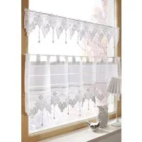 HOSSNER - ART OF HOME DECO Querbehang Matterhorn (1 St), Schlaufen, halbtransparent, HxB: 50x120