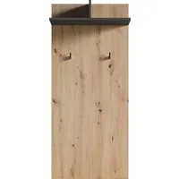 byLIVING Garderobenpaneel Ben (1 St), Breite 60 cm, mit Kleiderhaken und Ablage