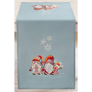 Stickläufer "Winter-Family"