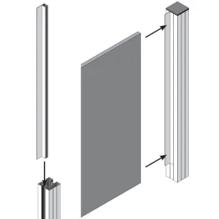 Winkelschiene Aluminium | VETRO