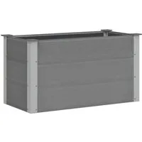vidaXL Hochbeet Garten-Hochbeet WPC 100 x 50 x 54 cm Grau (1 St)