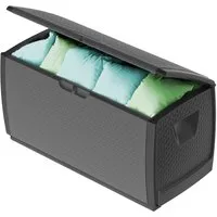 GarPet Gartenbox Gartenbox Wetterfest Outdoor Auflagenbox Wasserdicht Garten Box 430 L