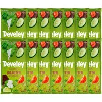 Develey Saucen, Develey Gartenkräuter Salatdressing leicht säuerlich 75ml 14er Pack