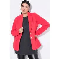 Studio Untold Blusenblazer Blazer fitted Shape Heart Knöpfe
