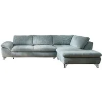 Die PlanBar Ecksofa Ottomane MP-IN14007 L-Form, Breite 306 cm, wahlweise mit Schlaffunktion und verstellbaren Kopfstützen