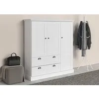 OTTO home Wäscheschrank Motala (B/H/T ca. 133x120x35) mit 2 große Schubladen, Breite 122 cm, Höhe 130 cm
