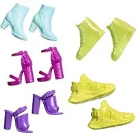 Barbie Puppenkleidung Fashion Set Schuhe Barbie Mattel HBV30 Accessoires für Puppe