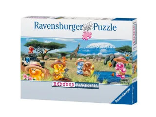 Ravensburger Panorama Puzzle 80732- Gelini: Auf Safari [1000 Teile]