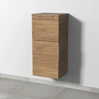 Sanipa 3way Mittelschrank mit 1 Tür und 1 Auszug, Eiche-Kansas, UM12859 UM12859