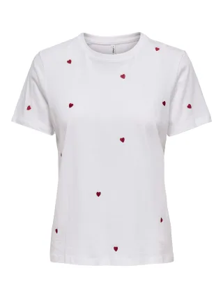 ONLY - Only 15288473 190858002_Bright_White/Heart 190858002_Bright_White - Gr. - XL