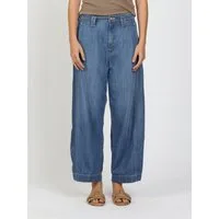 GANG Loose-fit-Jeans 94SINA CHINO Light Denim, Barrel Fit