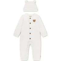 HUGGIES babywear Neugeborenen-Geschenkset HUGB COVERALL ATTACHMENT (Set, 2-tlg) mit passendem Mützchen
