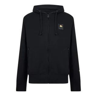 Money - Sweatshirt für Herren, Durchgehender Reißverschluss (Schwarz)