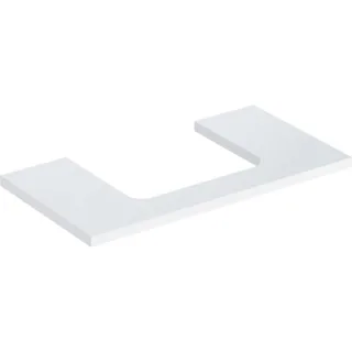 Geberit ONE Waschtisch-Platte, Ausschnitt mittig, für Aufsatzwaschtisch 505283001