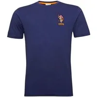U.S. Polo Assn. T-Shirt T-Shirt Kurzarmshirt bunter Poloreiter (1-tlg., 1)
