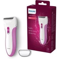 Philips Elektrokörperrasierer SatinShave Essential HP6341/00, Rasierer mit einer Scherfolie für Beine, nass und trocken verwendbar