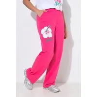 Angel of Style Funktionshose Sweathose weites gerades Bein Jogginghose Blüte