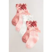 Next Kurzsocken Babysocken mit Schleife im 5er-Pack (5-Paar)