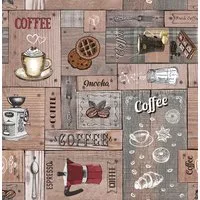 texpot Tischdecke Wachstuch Kaffee Barista Coffee abwischbar (1-tlg)