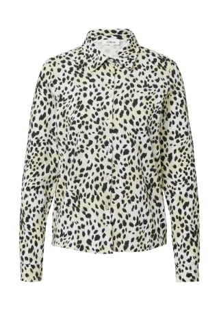 s.Oliver Red Label - Jerseybluse im Relaxed Fit weiß - Gr. - 42