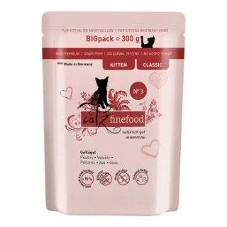 Catz finefood Nassfutter Katze Classic Kitten No. 3 Geflügel 12x300 g