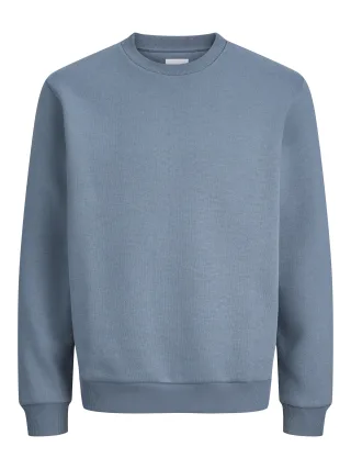 JACK&JONES - JJEBRADLEY SWEAT CREW NOOS Blue Mirage - Gr. - S