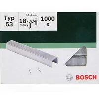 BOSCH Tackerklammer Bosch Klammern Typ 53 - 11,4 x 0,74 x 18 mm 1000 Stk. 2609255824