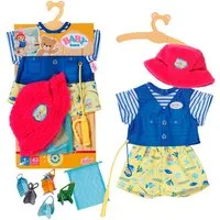 Baby Born Puppenkleidung Teddys Angler-Outfit
