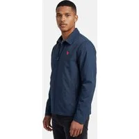 U.S. Polo Assn. Hemdjacke USMaverrick - Herren Übergangsjacke leicht – Freizeitjacke mit Stretch Leichte Jacke mit Reißverschluss und Seitentaschen
