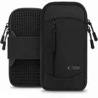 TECH PROTECT Armband M6 (Einzelartikel), Wasserabweisendes Sportarmband mit drei Taschen