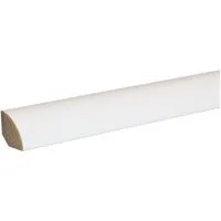PROVISTON Sockelleiste Fußleiste, 18 x 18 x 2000 mm, Viertelstableiste, L: 200 cm, H: 1,8 cm, 1-St.