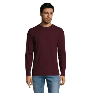 SOLS - "Monarch" T-Shirt für Herren Langärmlig (Ochsenblutrot)