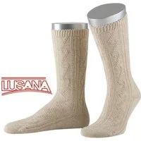 Lusana Trachtensocken Umschlag Schoppersocken